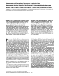 Cover page: Mutational and secondary structural analysis of the basolateral sorting signal of the polymeric immunoglobulin receptor.