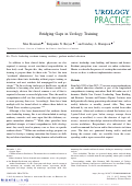 Cover page: Bridging Gaps in Urology Training