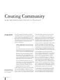 Cover page: Creating Community: Does the Kentlands Live up to Its Goals?     [The Promise of New Urbanism]