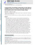 Cover page: Compound Risk of Air Pollution and Heat Days and the Influence of Wildfire by SES across California, 2018-2020: Implications for Environmental Justice in the Context of Climate Change.