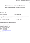 Cover page: Methamphetamine use and infectious disease-related behaviors in men who have sex with men: implications for interventions