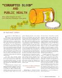 Cover page: "Corrupted Blood" and Public Health