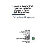 Cover page: Modeling Coupled THM Processes and Brine Migration in Salt at High Temperatures: