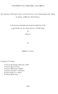 Cover page: The analysis of exclusive decay of the B-meson to the charmonium and a kaon by means of effective field theory