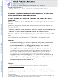 Cover page: Syndemic conditions and medication adherence in older men living with HIV who have sex with men