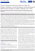 Cover page: Ocular Chlamydia trachomatis Infection Under the Surgery, Antibiotics, Facial Cleanliness, and Environmental Improvement Strategy in Amhara, Ethiopia, 2011–2015