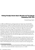 Cover page: Painting Viciously: Antonio Saura’s Monsters and The Francoist Dictatorship (1939-1975)