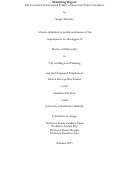 Cover page: Mobilizing Bogotá: The Local and Transnational Politics of Inter-City Policy Circulation