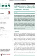 Cover page: Resolving the evolution of sterile worker castes: a window on the advantages and disadvantages of monogamy