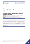 Cover page: Processing reflexive pronouns when they don’t announce themselves