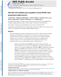 Cover page: Inducible and multiplex gene regulation using CRISPR-Cpf1-based transcription factors.