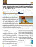 Cover page: Probing Interactions at the Organic-Inorganic Interface of Biomass Burning Aerosol: Reactivity of Organic Tracer Species with Different Iron Oxide Mineral Phases.