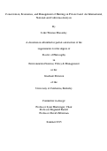 Cover page: Conservation, Economics, and Management of Hunting on Private Land: An International, National and California Analysis