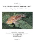 Cover page: Fishes Of Las Gemelas Seamounts And Isla Del Coco