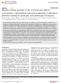 Cover page: Systems biology analysis of the Clostridioides difficile core-genome contextualizes microenvironmental evolutionary pressures leading to genotypic and phenotypic divergence.