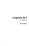 Cover page: Respects in F