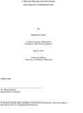 Cover page: A Test of the M06-2X Functional for Alkane Conformations