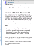 Cover page: Tuberous Sclerosis Associated Neuropsychiatric Disorders (TAND) and the TAND Checklist