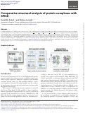Cover page of Comparative structural analysis of protein complexes with SPICE.