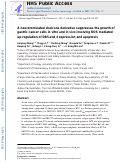 Cover page: A new brominated chalcone derivative suppresses the growth of gastric cancer cells in vitro and in vivo involving ROS mediated up-regulation of DR5 and 4 expression and apoptosis