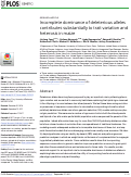 Cover page: Incomplete dominance of deleterious alleles contributes substantially to trait variation and heterosis in maize