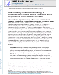 Cover page: Safety and efficacy of satralizumab monotherapy in neuromyelitis optica spectrum disorder: a randomised, double-blind, multicentre, placebo-controlled phase 3 trial