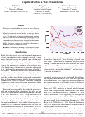 Cover page: Cognitive Factors in Word Sense Decline