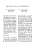 Cover page: Speaking of Wine : Verbal and Perceptual Expertise Mediate Verbal Overshadowing in a Taste Recognition Task