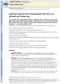 Cover page: Radiologist Agreement for Mammographic Recall by Case Difficulty and Finding Type