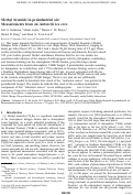 Cover page: Methyl bromide in preindustrial air: Measurements from an Antarctic ice core