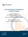 Cover page: Utility Investments in Resilience of Electricity Systems