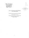 Cover page: Survey of congestion control techniques for an ATM network