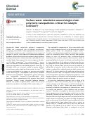 Cover page: Surface water retardation around single-chain polymeric nanoparticles: critical for catalytic function?
