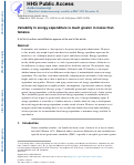 Cover page: Variability in energy expenditure is much greater in males than females