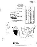 Cover page: INTERIM REGIONAL REPORT FOR NATIONAL COAL UTILIZATION ASSESSMENT. IMPACTS OF FUTURE COAL USE IN CALIFORNIA