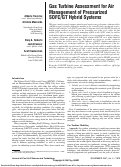 Cover page: Gas Turbine Assessment for Air Management of Pressurized SOFC/GT Hybrid Systems