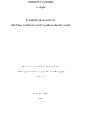 Cover page: Horizontal Stratification in the City: Field of Study, Gentrification, and the Social Topography of Los Angeles