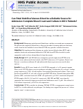 Cover page: Can Fetal Umbilical Venous Blood Be a Reliable Source for Admission Complete Blood Count and Culture in NICU Patients?