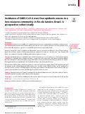 Cover page: Incidence of SARS-CoV-2 over four epidemic waves in a low-resource community in Rio de Janeiro, Brazil: A prospective cohort study.