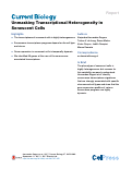 Cover page: Unmasking Transcriptional Heterogeneity in Senescent Cells