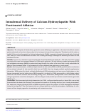 Cover page: Intradermal Delivery of Calcium Hydroxylapatite With Fractionated Ablation