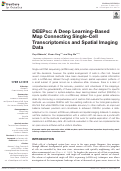 Cover page: DEEPsc: A Deep Learning-Based Map Connecting Single-Cell Transcriptomics and Spatial Imaging Data
