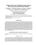 Cover page: Undulator-Based Laser Wakefield Accelerator Electron Beam Energy Spread and Emittance Diagnostic