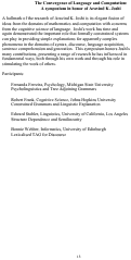 Cover page: The Convergence of Language and Computation: A symposium in honor of Aravind K. Joshi