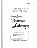 Cover page: A Survey of R. F. Techniques Applicable to Variable-Energy Cyclotrons