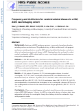 Cover page: Frequency and Risk Factors for Cerebral Arterial Disease in a HIV/AIDS Neuroimaging Cohort