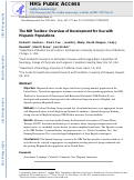 Cover page: The NIH Toolbox: Overview of Development for Use with Hispanic Populations