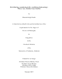 Cover page: Distributing morphologically conditioned phonology: Three case studies from Guébie