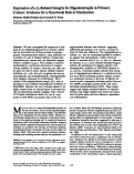 Cover page: Expression of a beta 1-related integrin by oligodendroglia in primary culture: evidence for a functional role in myelination