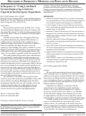 Cover page: Reply to Comments Regarding “Using Lean-Based Systems Engineering to Increase Capacity in the Emergency Department”